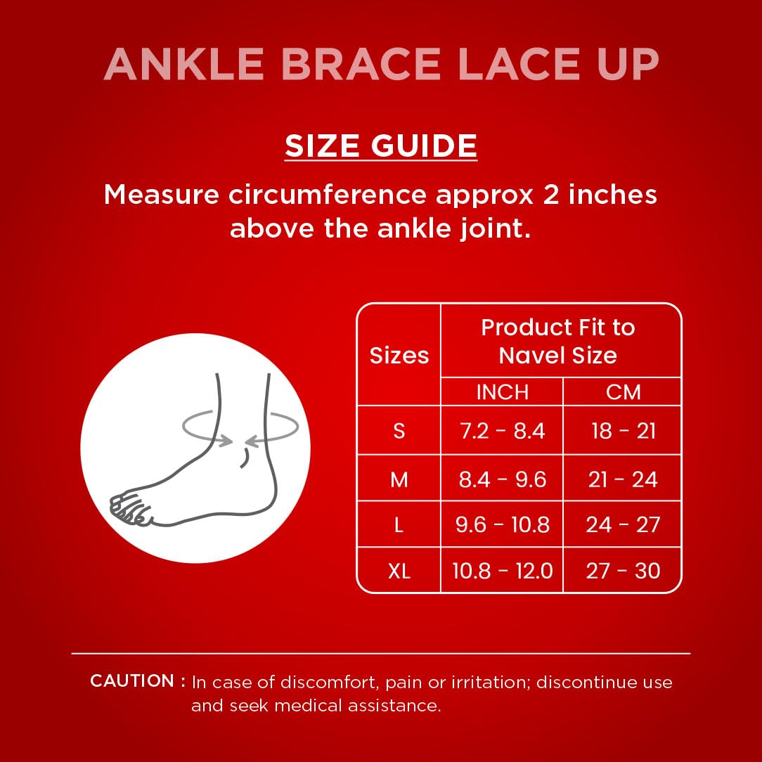 Dr.Ortho Ankle Brace Lace Up with Adjustable Strap - Image 7 thumbnail