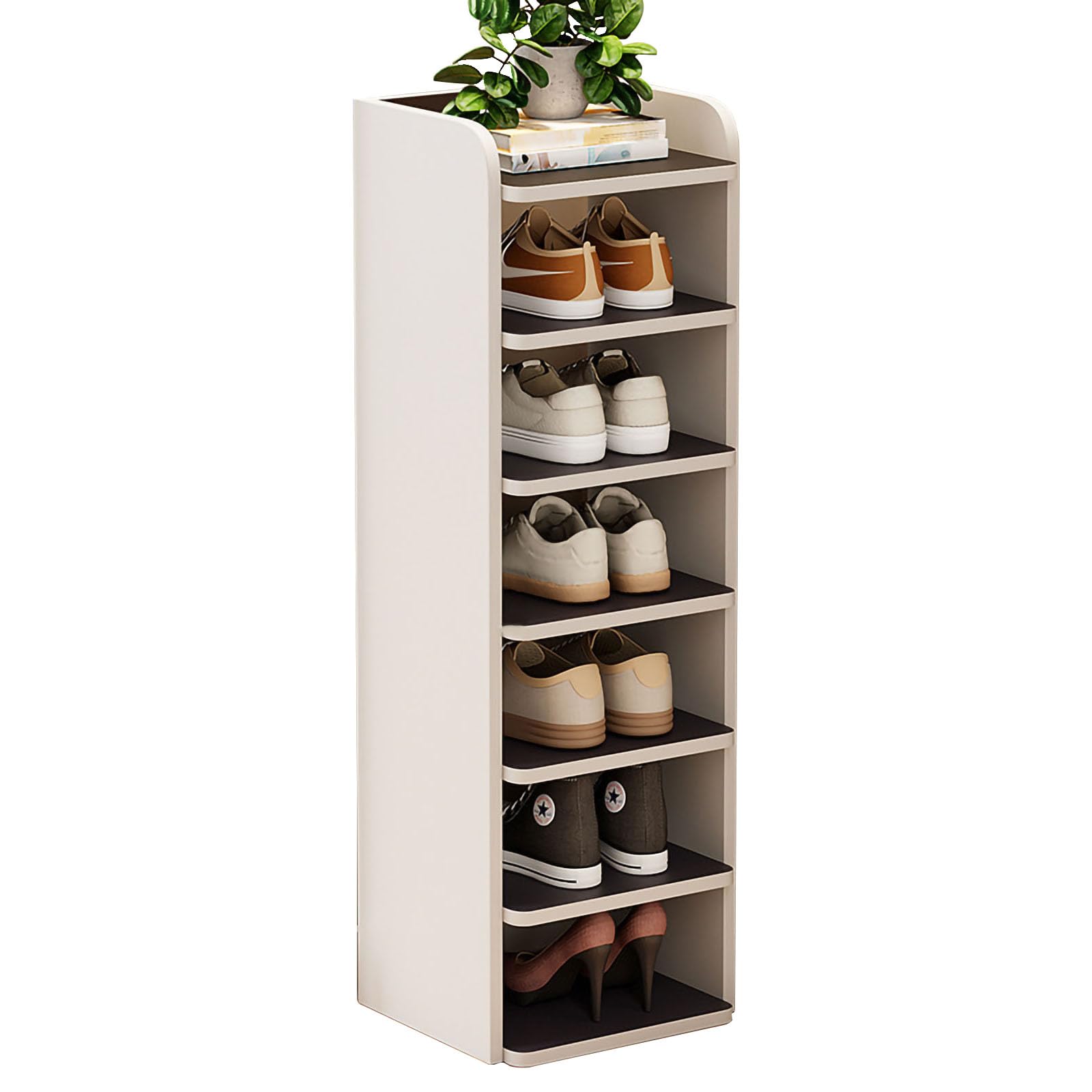 Meuble à chaussures étroit 26 cm pour corriger le manque de rangement des entrées modernes