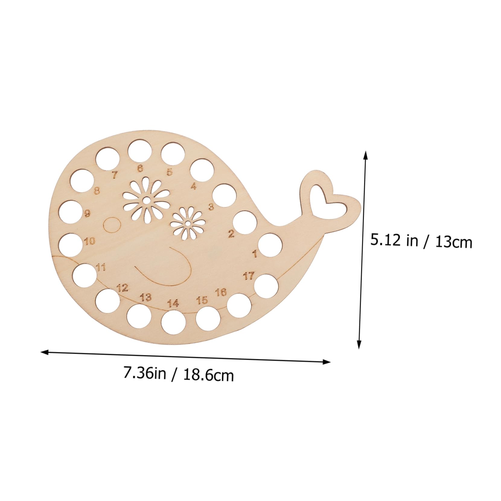 KONTONTY Cross-Stitch Floss Threader Wooden Threader Embroidery Thread Organizer Dmc Floss Storage Thread Organizing Tool