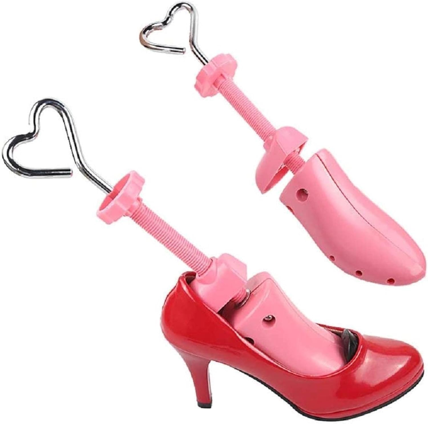 Amazon.co.jp シューストレッチャー ハイヒールフラットシューズ エキスパンダーホルダー 調節可能なユニバーサルサポートシューズ ツリーストレッチャー 拡張可能な靴 ファッション