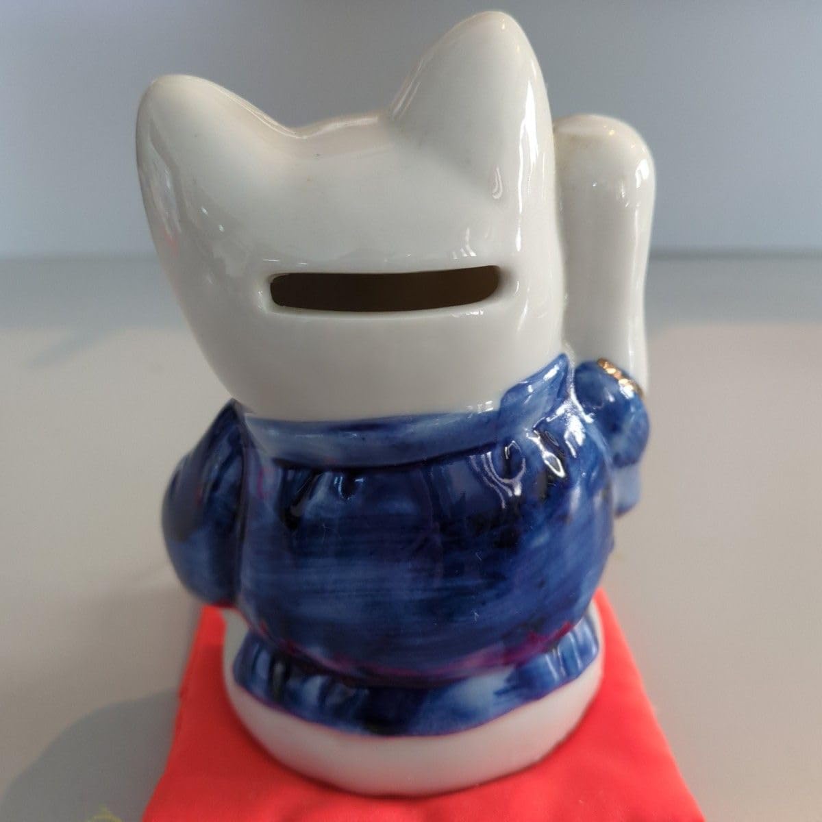 新品未使用・スヌーピー「陶器・世界遺産日本一赤富士山バンク(小