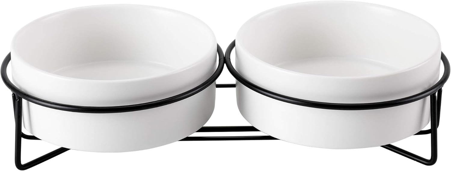 Set Di 3 Ciotoline In Ceramica Per Cani E Gatti - 300ml - Ideali Per Cibo E Acqua - Foto 5