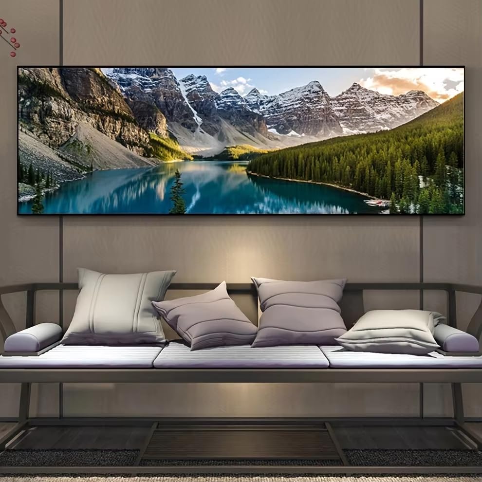 Tableau sur toile pour habiller un grand mur vide salon et chambre