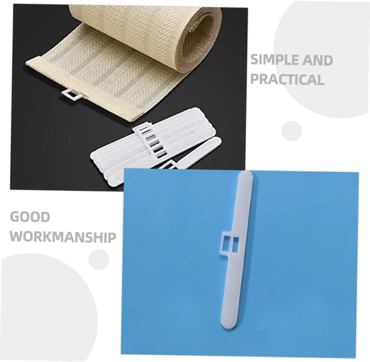 100pcs Vertical Blinds Replacement Slats Window Blind Holders Top Clips