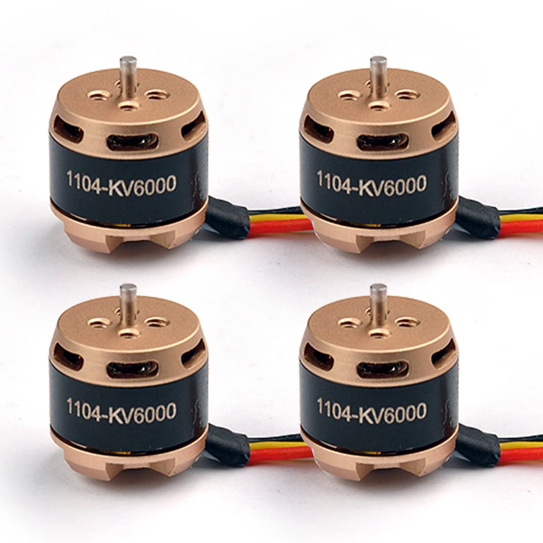 HAPPYMODEL SE1104 1-3S 4000/6000 KV Brushless Motor for Quadcopter Multirotor Racing Drone (4 PCS 6000KV)