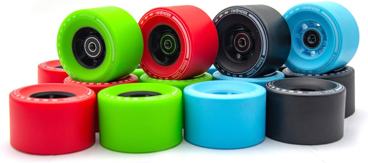 CLOUDWHEEL Macaron 65mm Unique Spiral Shock Absorbing Electric Skateboard Longboard Surfskate Wheels