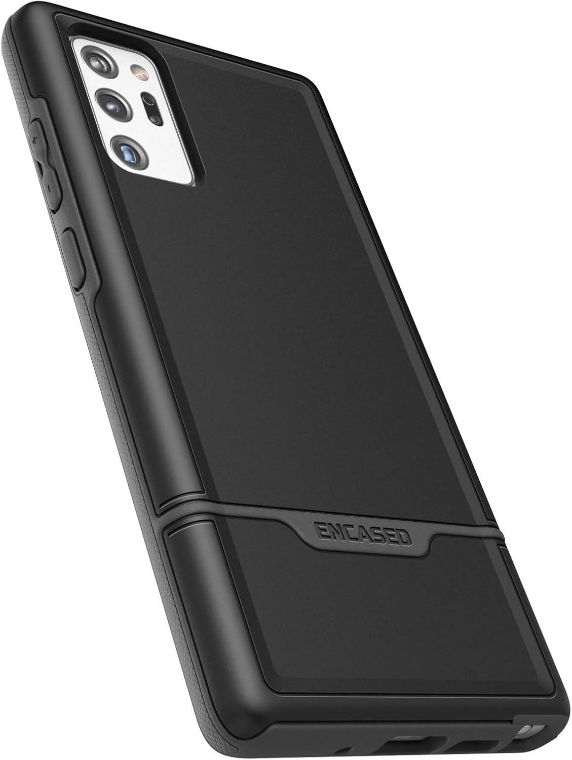 Encased Heavy Duty Galaxy Note 20 Ultra Case (2020 Rebel Armor) Military Grade Full Body Rugged Protective Cover (Samsung Note 20 Ultra) Black