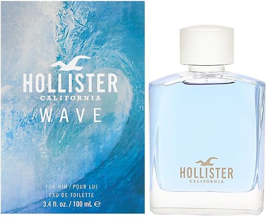 Hollister Wave Men Eau De Toilette, 3.4 Ounce