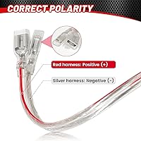 Vista 5 de RED WOLF Adaptador de arnés de cableado para altavoz de puerta, seleccione para VW Volkswagen 1999-2019 Golf/Beetle/Passat, 1999-2016 Jetta