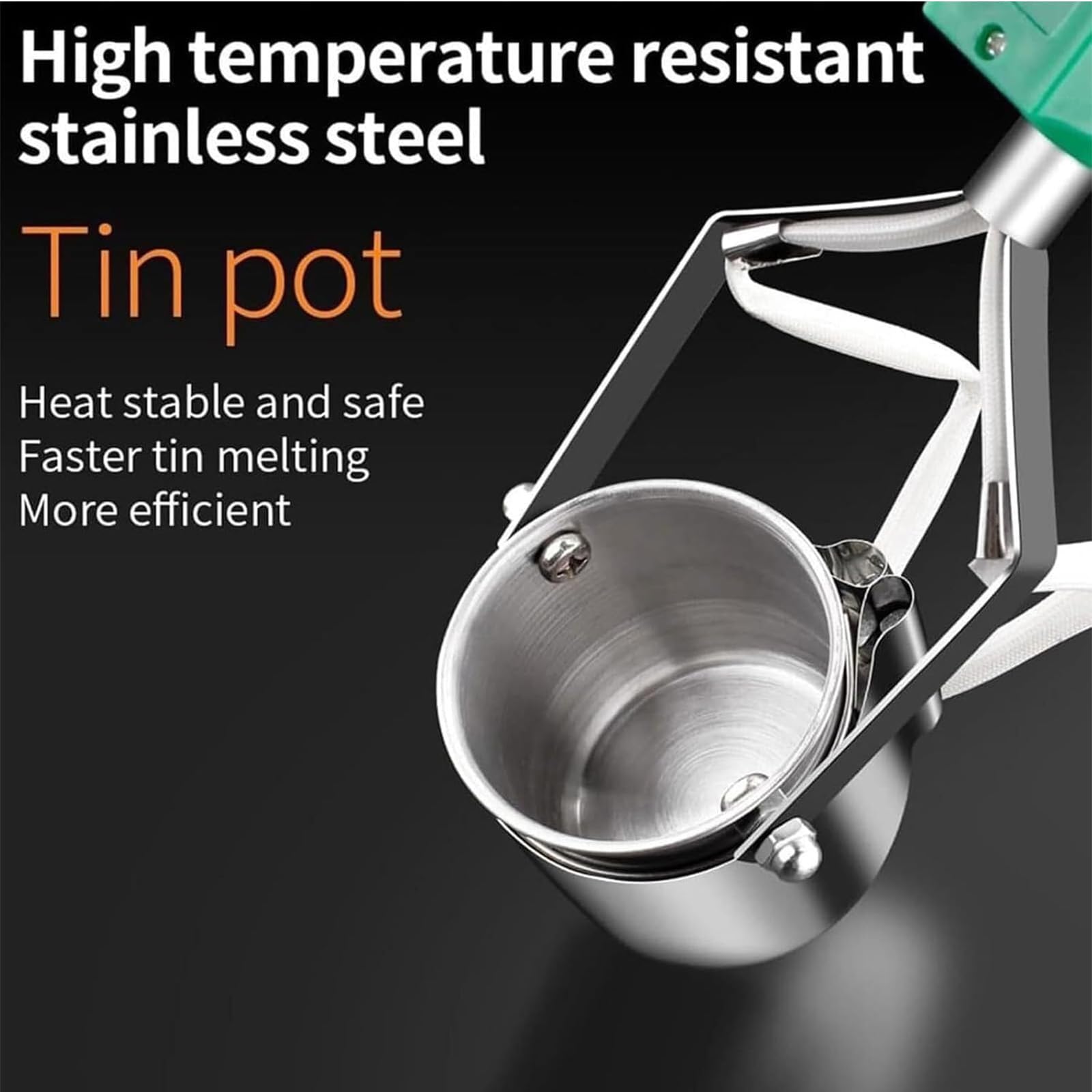 600w,Elektrischer Metallschmelzofen, Desktop Tragbarer Bleischmelzer Elektriker Heimdekoration Heißer Zinntopf, 150-450 °C Temperatur Metallschmelztiegel, Geeignet Zum Angeln Gewicht Form