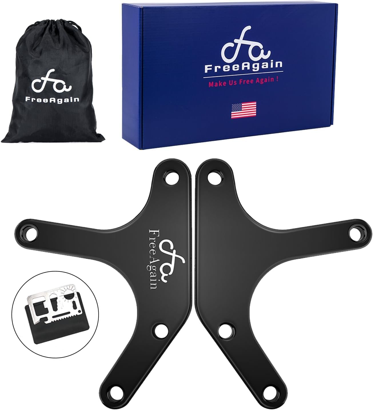 US Support Harley 1.5'' Inch Rear Suspension Lift Leveling Bracket Kits Fits for Harley Tri Glide Ultra FLHTCUTG,Street Glide Trike FLHXXX,Freewheeler