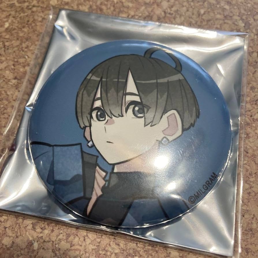 MILGRAM ミルグラム  ヴィレッジヴァンガード 缶バッジ ミコト MILGRAM -ミルグラム-_ミコト Ani-Art BIG缶バッジ | 公式グッズ