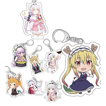 Amazon.co.jp: 小林さんちのメイドラゴン キーホルダー セット 8