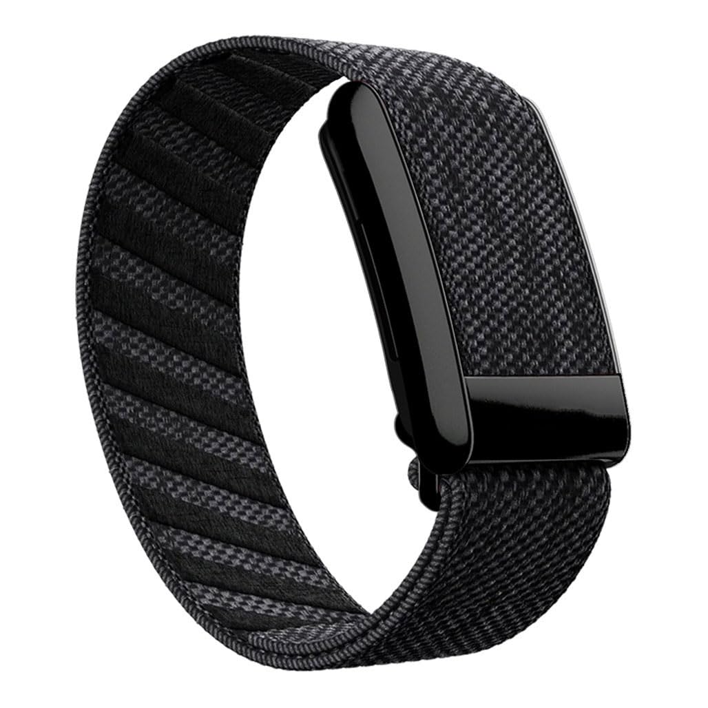 Emilydeals Bands for Whoop 4.0 - Replacement Nylon Knit Watch Strap Wristband with U-shaped Metal Frame Fitness & Activity Tracker Accessories