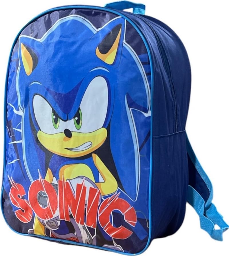 arlis Sac à dos en Sonic 40 cm, 1 Compartiment principal avec zippée, bretelles réglables - Dimensions: 40 x 30 x 15 cm (Sonic)
