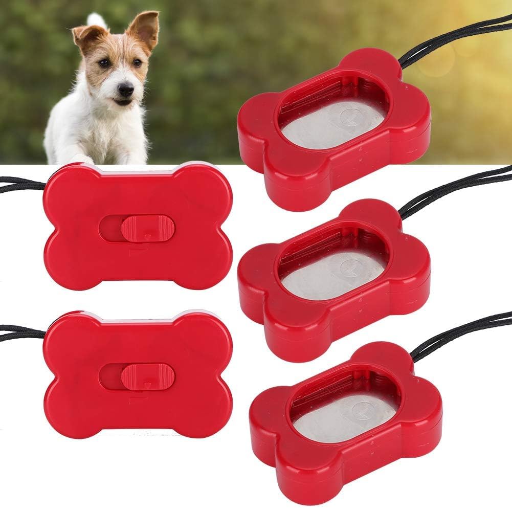 5PCS Dog Training Clicker, Three Gears Compact Box Training Clickers Pet Training Clicker for Cats Puppy Birds Horses