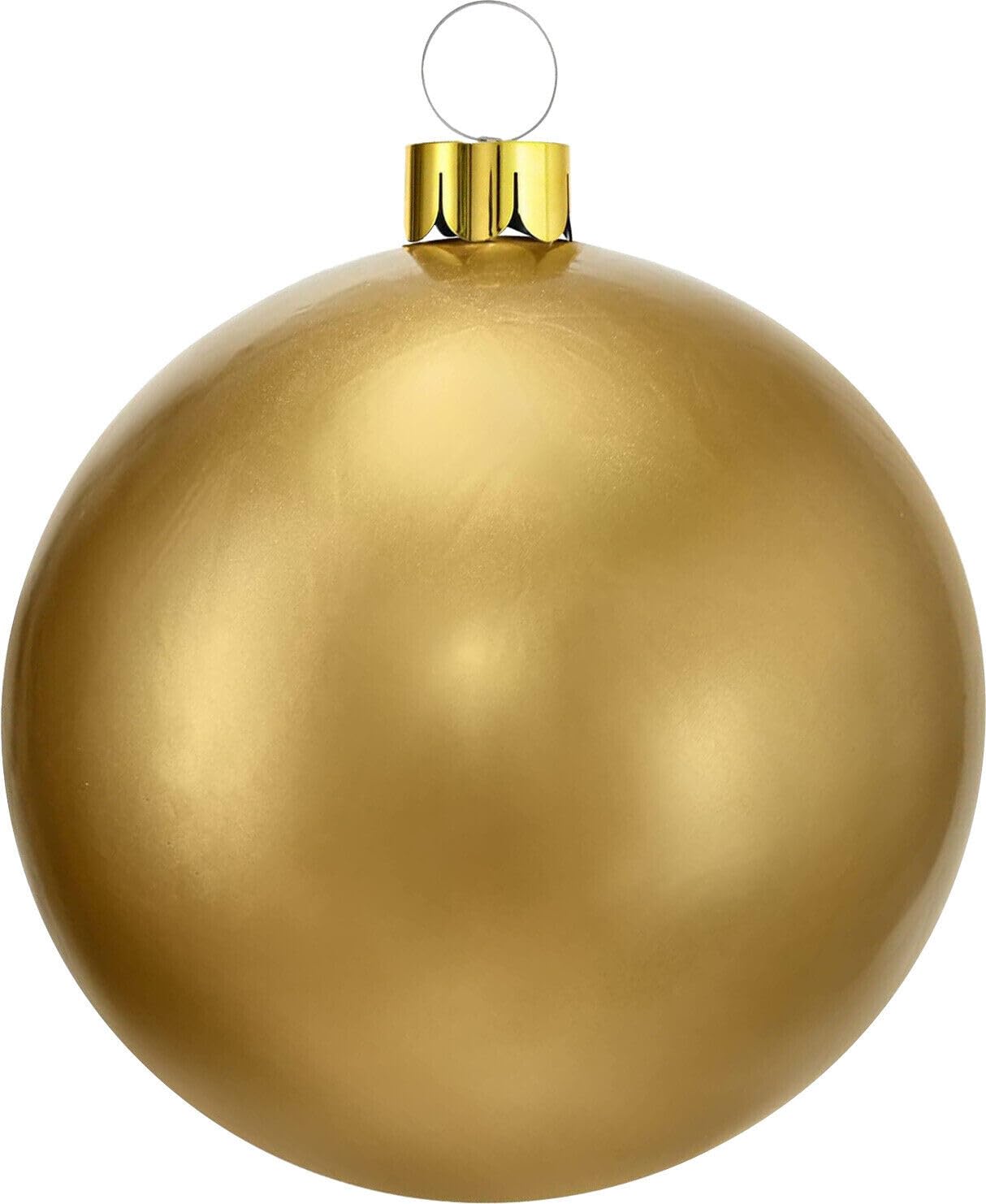Urbnliving Gold Inflatable Christmas Bauble Ball Decoration Xmas Tree Outdoor Hanging Ornaments (65Cm, )