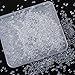 4600Pcs Italian Keratin Glue Granule Pellets Transparent Keration Glue Granule Bead for Hot Fusion Nail/I Tip Hair Extensions