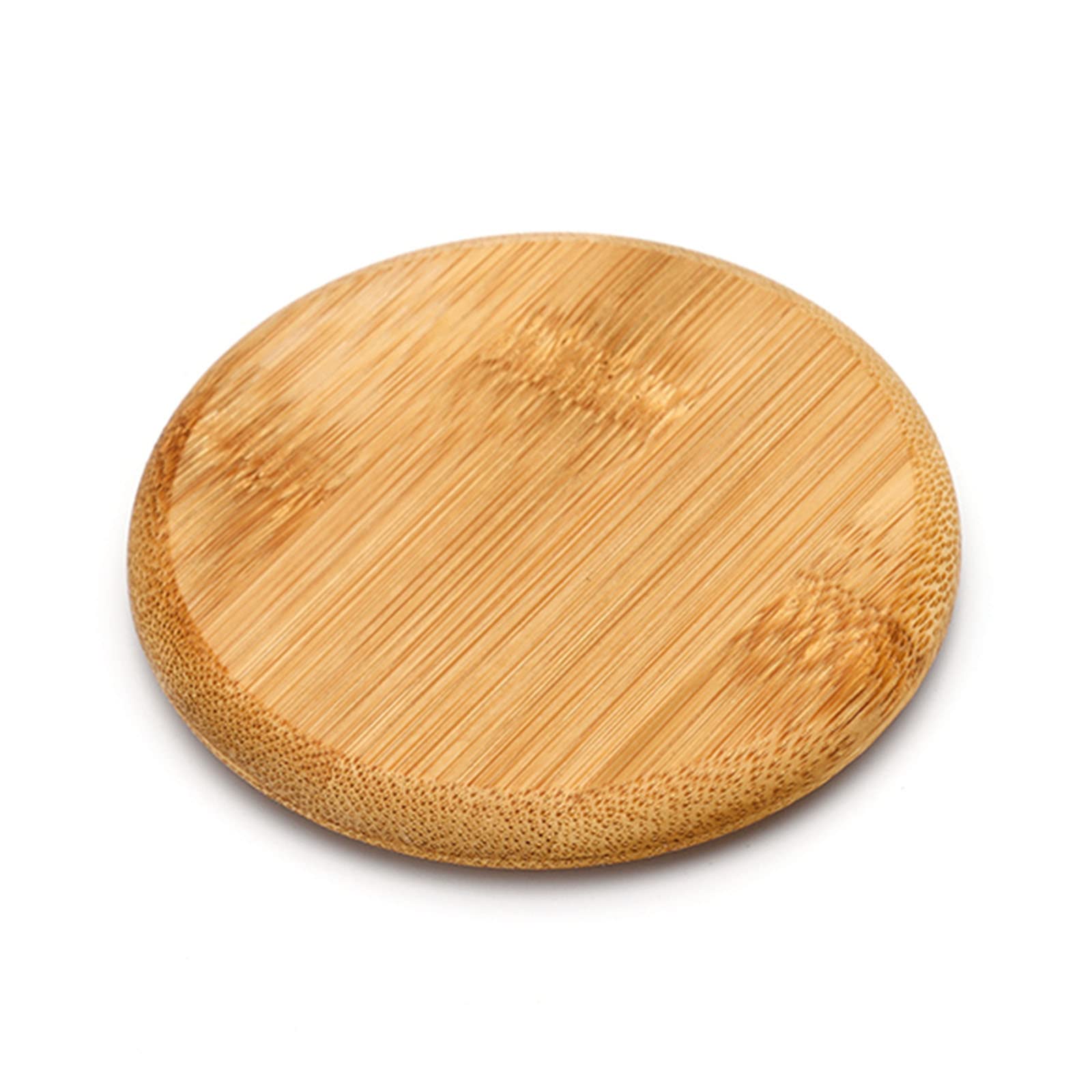 Vesaneae Organizzatore di Coperchi Bambu, Porta Coperchi da Cassetto Pentole Salvaspazio, Organizer Cucina con 5 Divisorio Rimovibile e Maniglia per Organizzare Coperchi, Vasi di Spezie