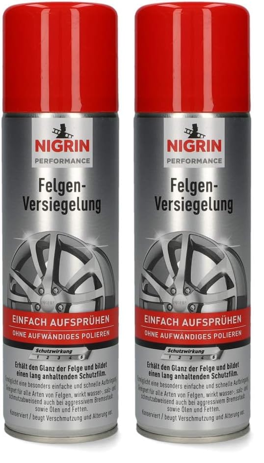 Protection jantes anti-poussière de frein aérosol Nigrin conservation 4 semaines