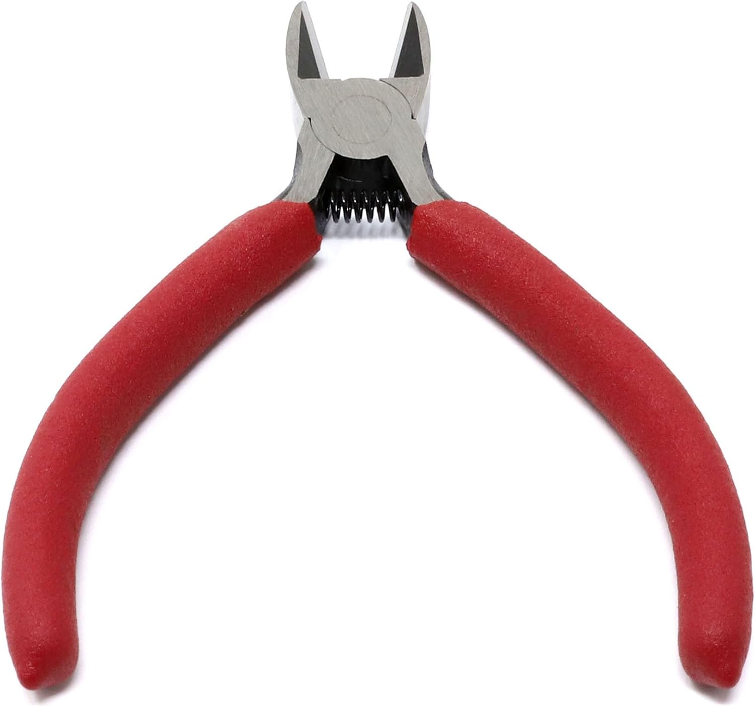 iexcell 4.5" Side Cutter Diagonal Wire Cutting Pliers Nippers Repair Tool, Red, Chrome-Vanadium Steel