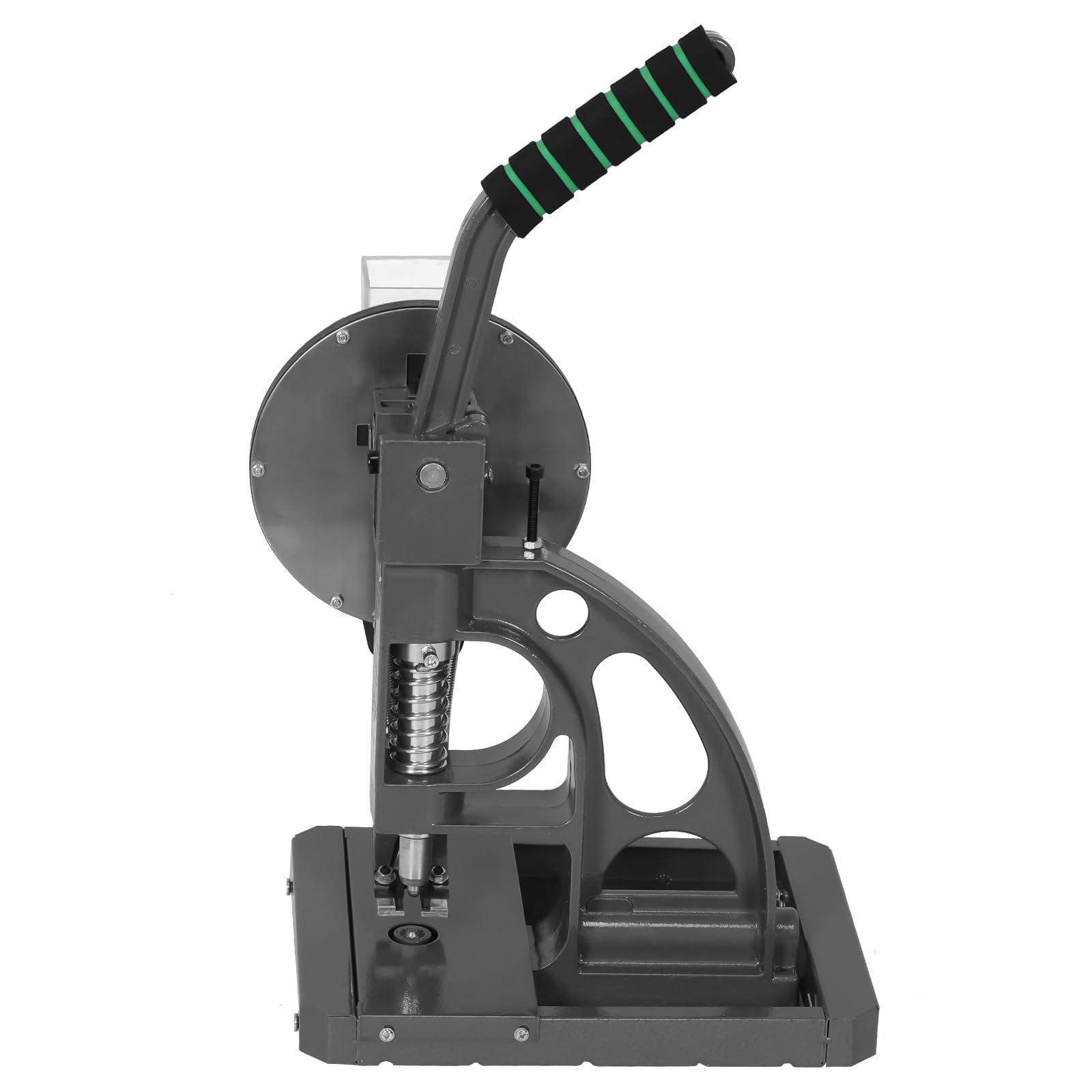 Máquina semiautomática de ojales, prensa de ojales para pancartas, lonas, tela y cuero, herramienta de perforación profesional para señalización, proyectos de bricolaje y fabricación de hebillas