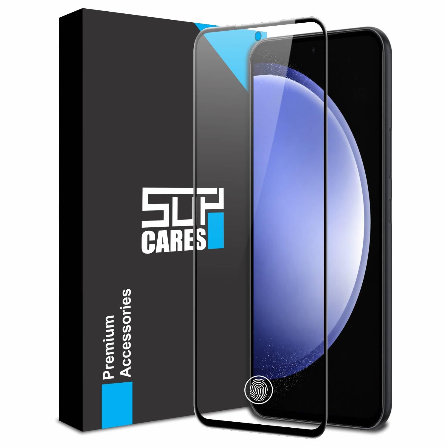 SupCares Tempered Glass for Samsung Galaxy S22 and Galaxy S23 (6.1 Inch) With Installation Kit | 9H Edge to Edge Screen Protector | Black — Amazon image 32