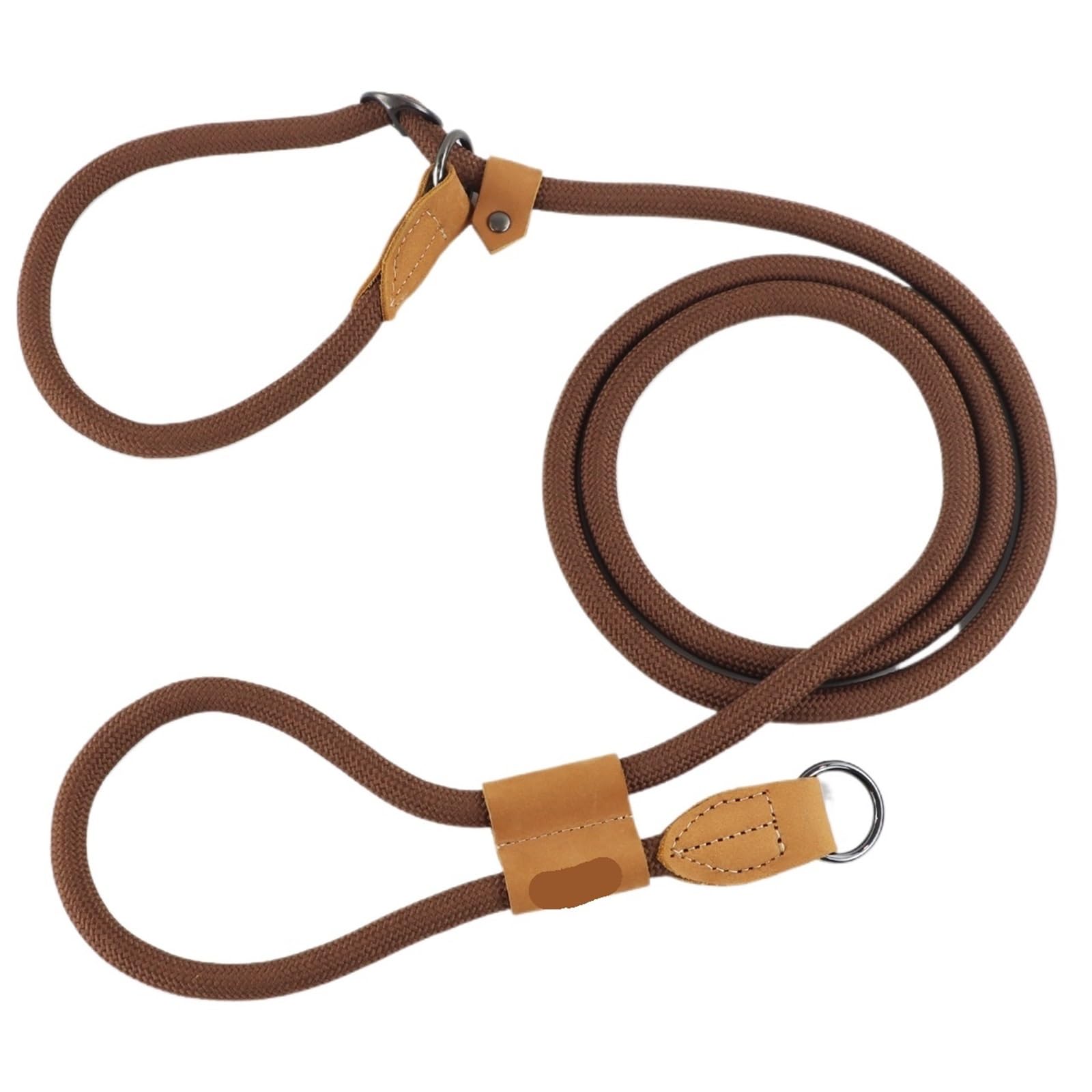 Laisse multifonctionnelle réglable en Forme de P for Chien, chaîne de Taille, Corde de Traction for la Course, la Marche, laisses Mains Libres pour Ceinture, Running(Brown,300CM)