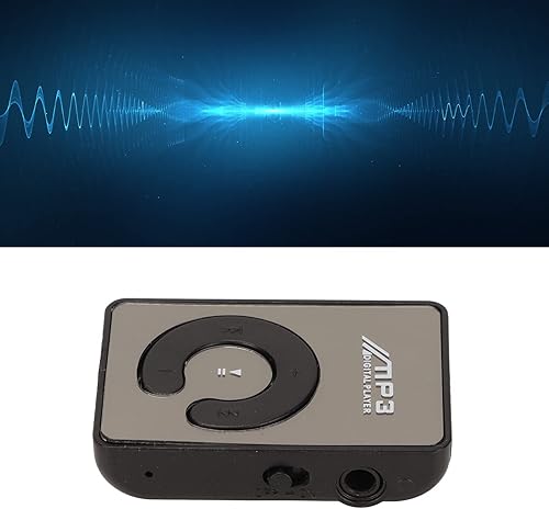 Miniatura 5 de Reproductor de MP3, mini reproductor de música con ranura para tarjeta de memoria, reproductor de música HiFi portátil, diseño de clip trasero,