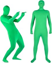 Andoer Chromakey Green Adult Green Full Body Suit Photo Video Special Effect for Photo, Video, Festival, Cosplay, Carnival, 160 cm