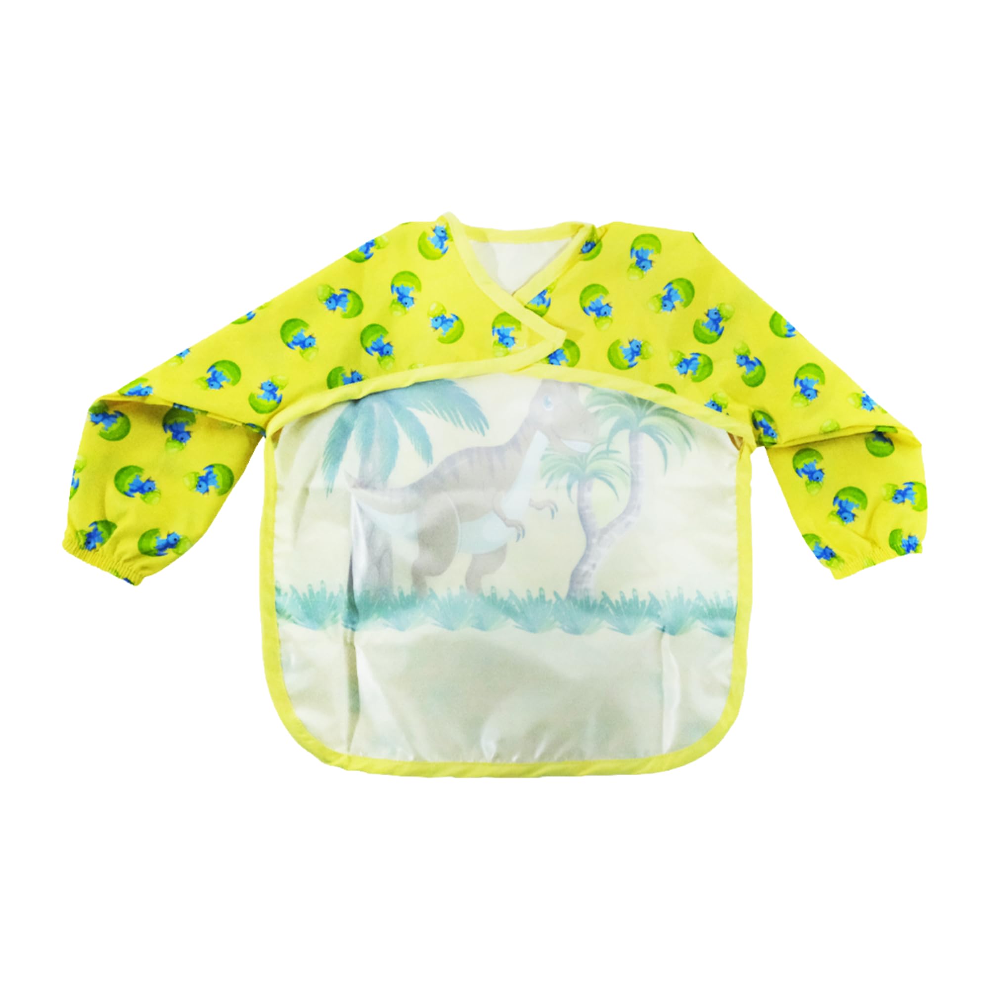 Baby Bibs for Feeding - Waterproof, Soft, Adjustable - Easy to Clean, Lightweight, Comfortable for Infants and Babies (1, dinosaur) - Image 2