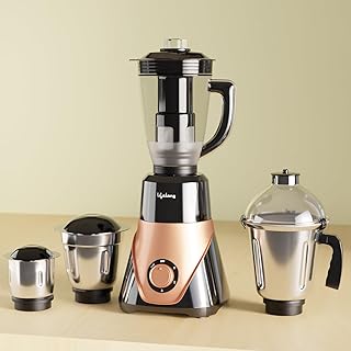 Lifelong 750 Watt Mixer Grinder for Kitchen | 4 Jars 750 Watt Mixie with Chutney Jar,Jar for Shakes,Wet Grinding and Juicer |Blender for Juices & Shakes| 1 Year Warranty with Pan India Service