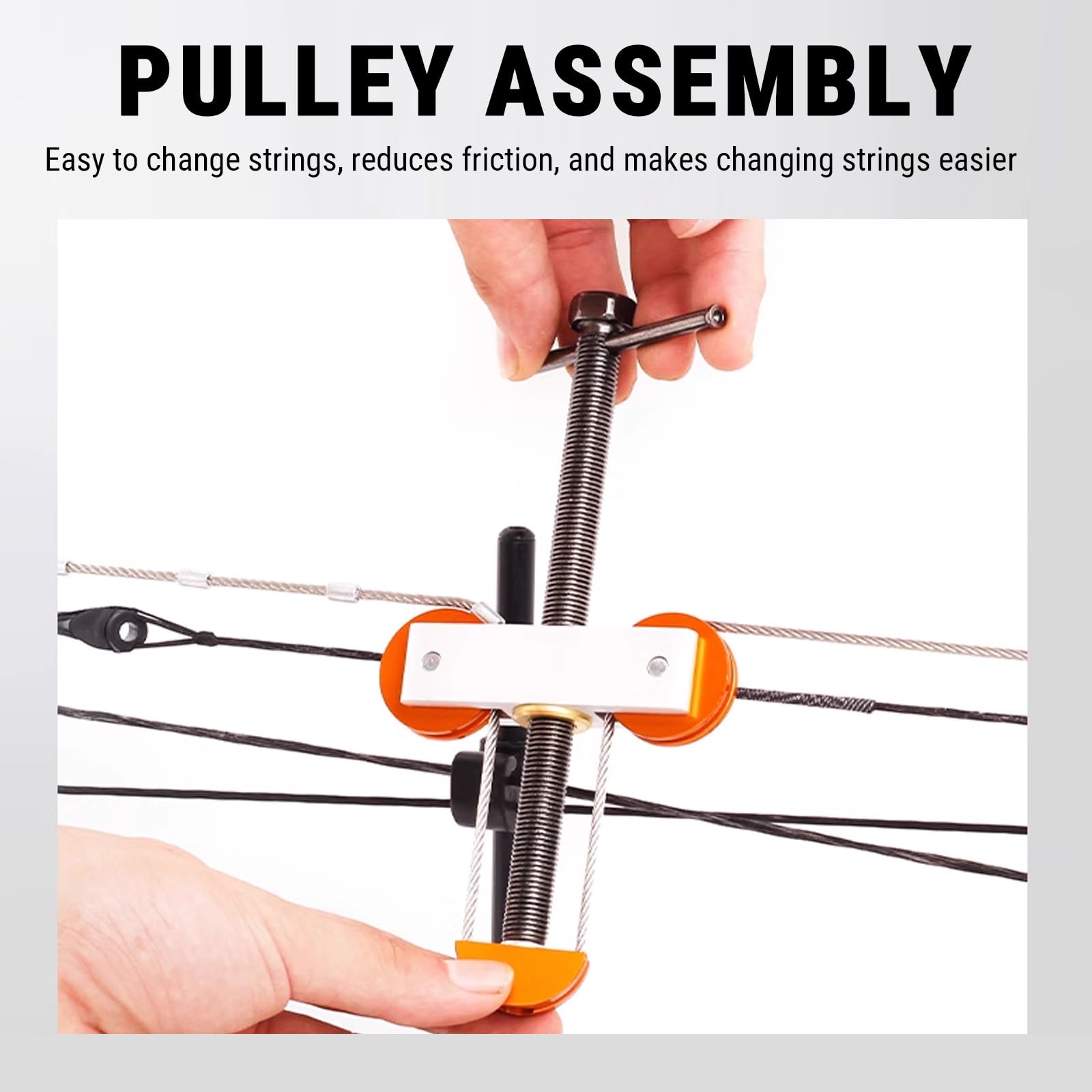 Bow Press Metal Portable Outdoor Compound Bow Press Set di staffe quadruple Strumento per esercizi per attività all'aperto