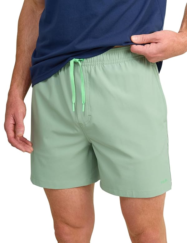 HUK Mens Pursuit Volley Short, Quick-Dry Fishing Shorts for Men, Fog Green, X-Large by HUK - Used condition - US$20.65