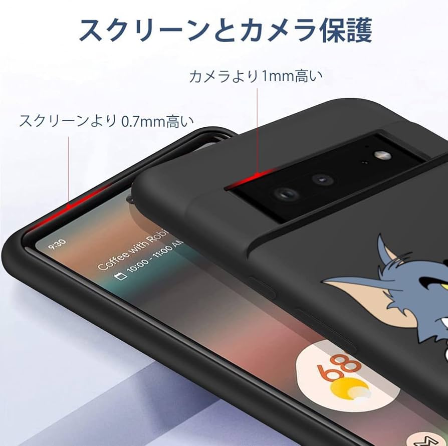 ⭐︎携帯ケース⭐︎メル Amazon.co.jp: Google Pixel 6a ケース トムとジェリー