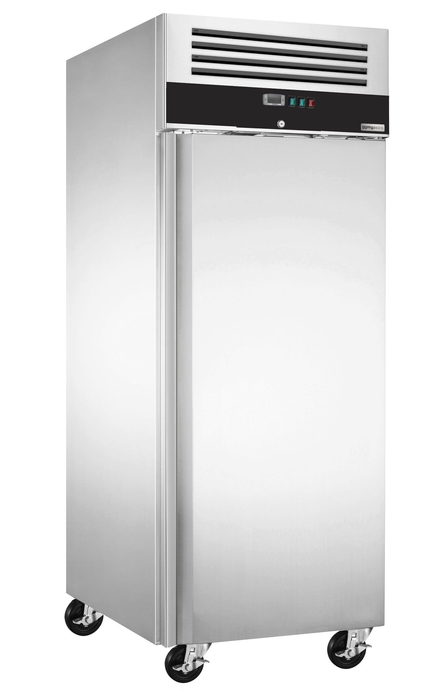 GGM Gastro | BTKG800ND#PT | Bäckerei-Tiefkühlschrank Edelstahl PREMIUM - EN 600x800-600 Liter - 1 Tür, Schienen & Tragroste