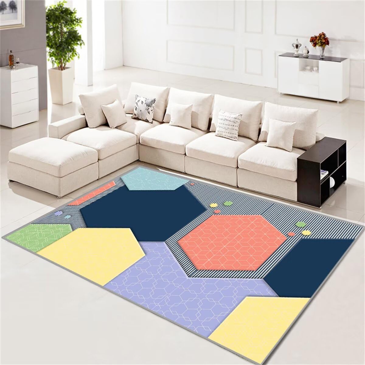 Tapis circuit enfant 60x90 grand tapis de salon lavable pour enfants
