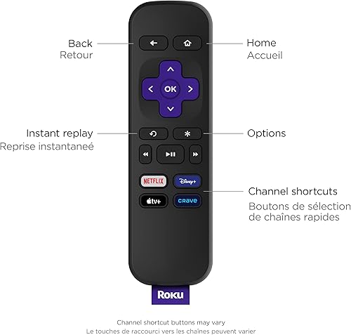 Miniatura 3 de Roku Express 4K 2022  Reproductor multimedia de transmisión HD4KHDR con transmisión inalámbrica suave y control remoto Roku Simple con controles de