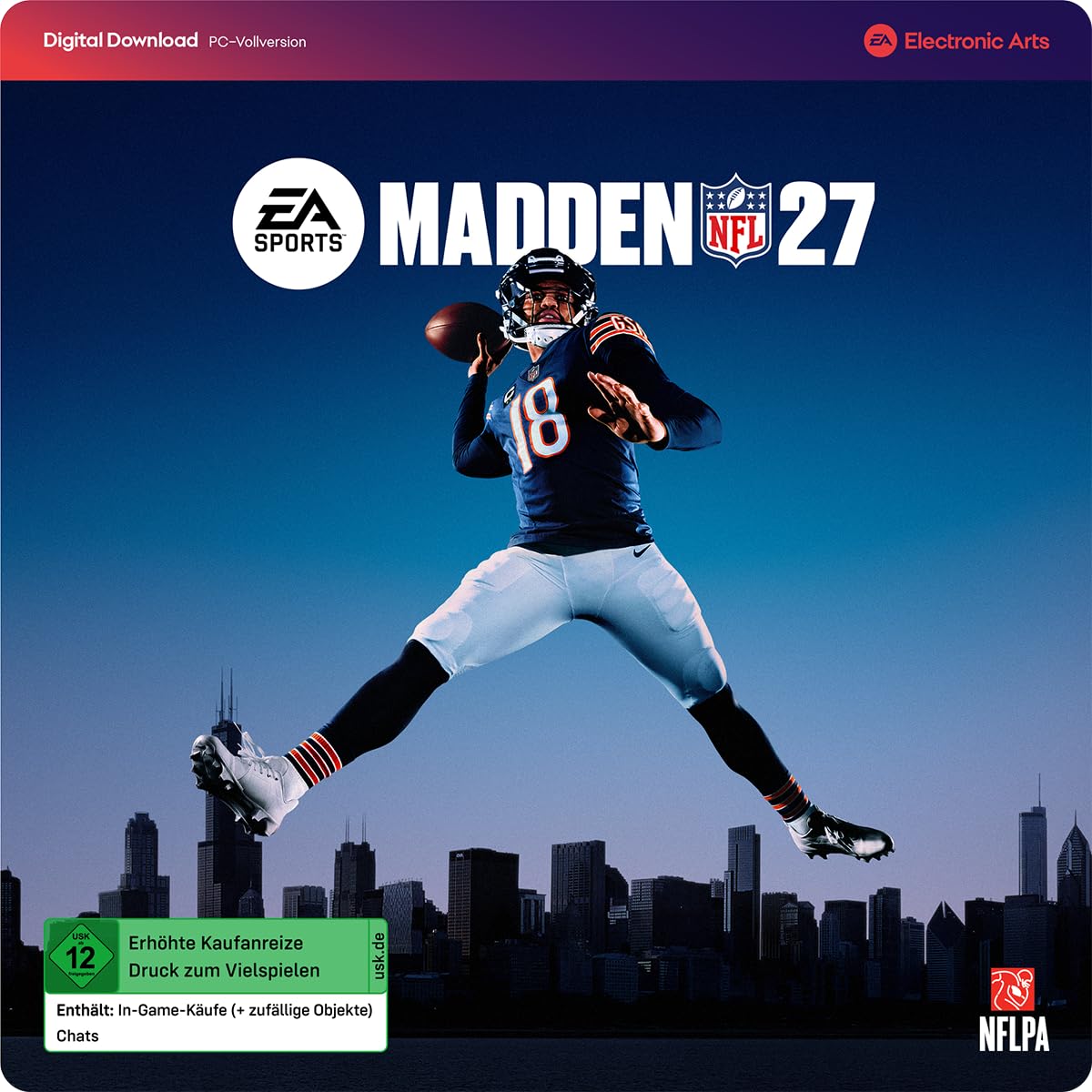 EA SPORTS Madden NFL 27 Standard Edition PCWin | Download Code EA App | Deutsch Standard | PC Code - EA App