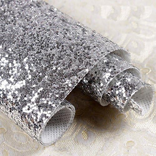 Chunky Glitter Fabric Wallpaper Heavy Wall Paper Glitterbug Glam