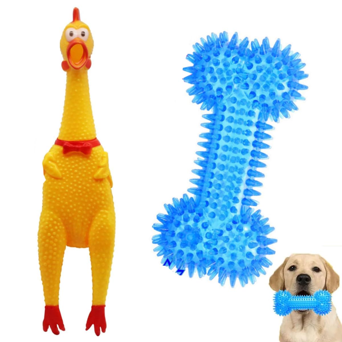 See full amazon price history chart for PETZLUV Squawking Rubber Screaming Chicken Pet Dog Puppy Chew Toys, Squeeze Squeaky + Dog Squeaky Toys Set Spike Bone Teething Toys (Squeaky Rubber Bone + Screaming Chicken) PETZLUV Squawking Rubber Screaming Chicken Pet Dog Puppy Chew Toys, Squeeze Squeaky + Dog Squeaky Toys Set Spike Bone Teething Toys (Squeaky Rubber Bone + Screaming Chicken) (B0CR7HS6PP) Amazon Price History, Amazon Price Tracker