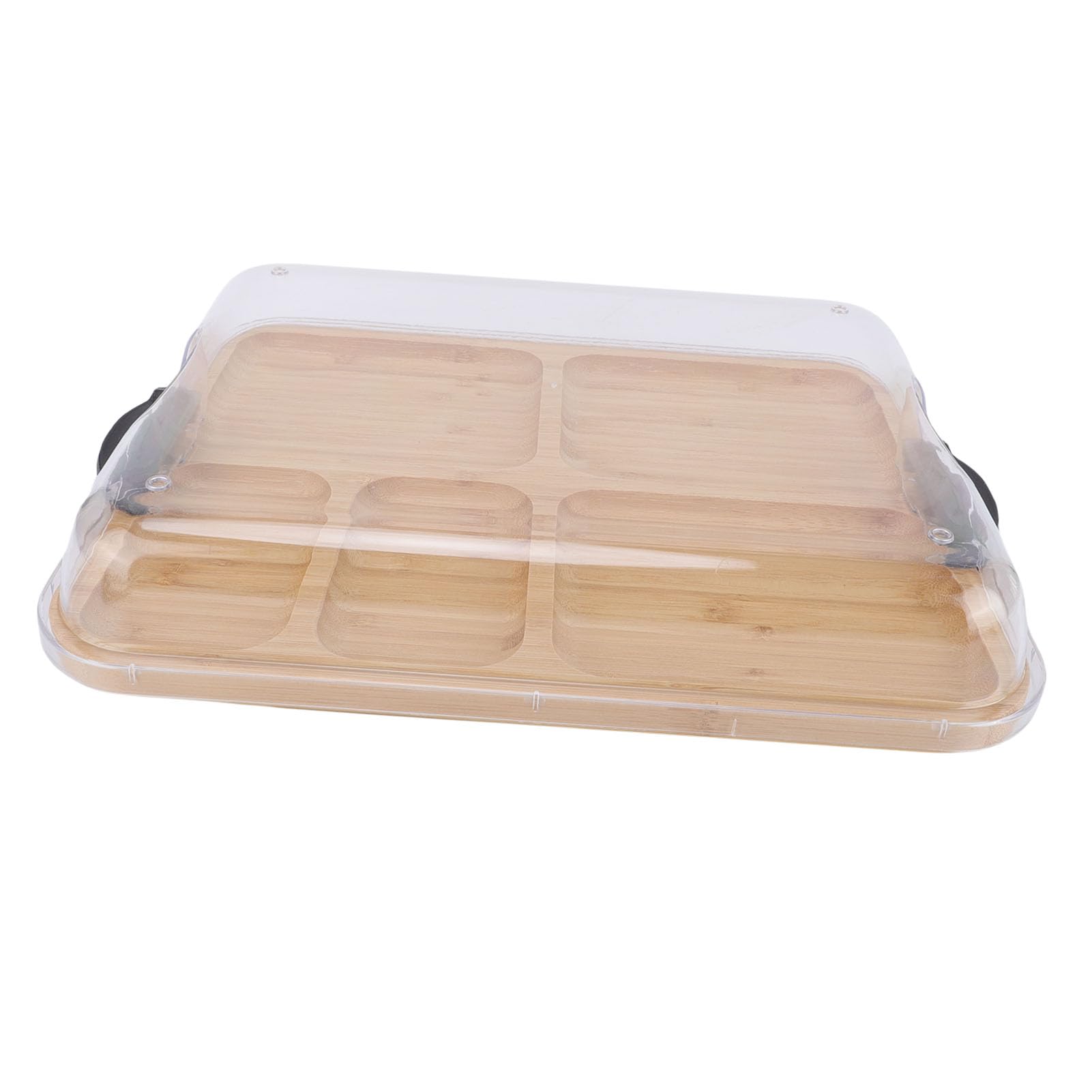 Generic Tabla de Quesos de Madera Tapa Elegante Frescura Extraíble para Fiestas y Picnics Multifuncional para Servir Amantes del Queso 11 X 0,9 X 14 Pulgadas
