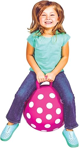 Miniatura 5 de Socker Boppers Hippity Hopper Ball Inflatable Jump Balance 15 Ball for Kids Neon Green Indoor and Outdoor Fun Durable Heavy Gauge Vinyl EZ Grip