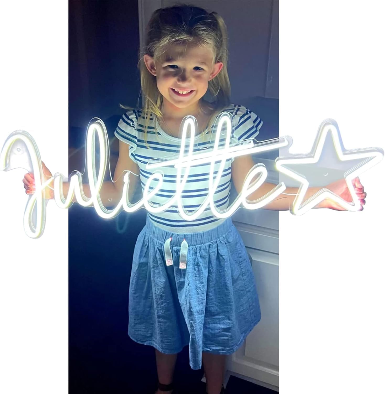 Custom Neon Signs for Wall Decor, CUSTOMNEON Personalized Neon Signs Customizable for Wedding Birthday Prom Party, Custom Neon Lights for Bedroom Bar Studio Beauty Salon Business Shop - Image 2