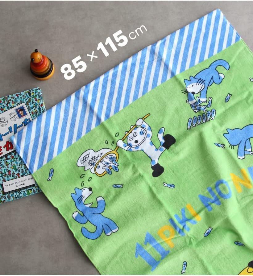 林(Hayashi) バスタオル お昼寝サイズ 約85×115cm きかんしゃトーマス フレンズバッジ KN473100