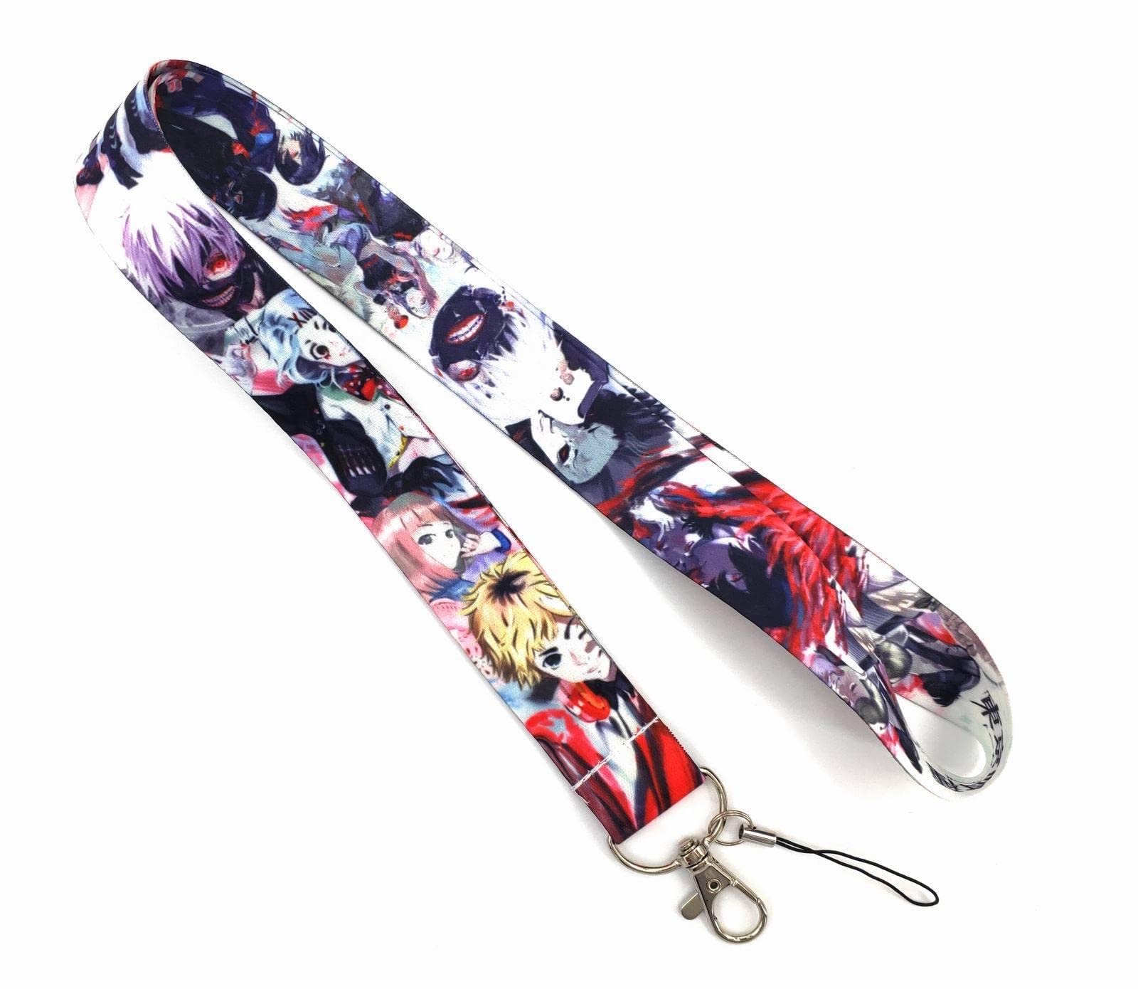 Anime Source Tokyo Ghoul Character Manga Anime Lanyard Keychain ID Badge Holder