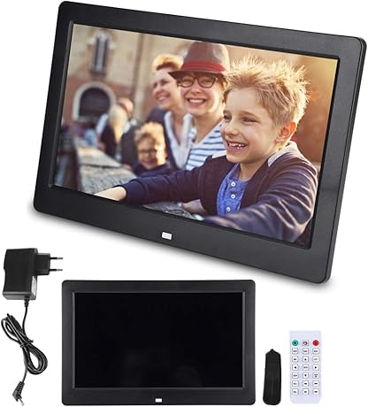 yafa Digitaler Bilderrahmen Elektronischer Fotorahmen 101 Zoll 1024 600 Digitaler Bilderrahmen Wecker Player Album mit KalenderAlarmFotoMusikVideo Player mit FernbedienungSwarchz yafa Digitaler Bilderrahmen Elektronischer Fotorahmen 101 Zoll 1024 600 Digitaler Bilderrahmen Wecker Player Album mit KalenderAlarmFotoMusikVideo Player mit FernbedienungSwarchz