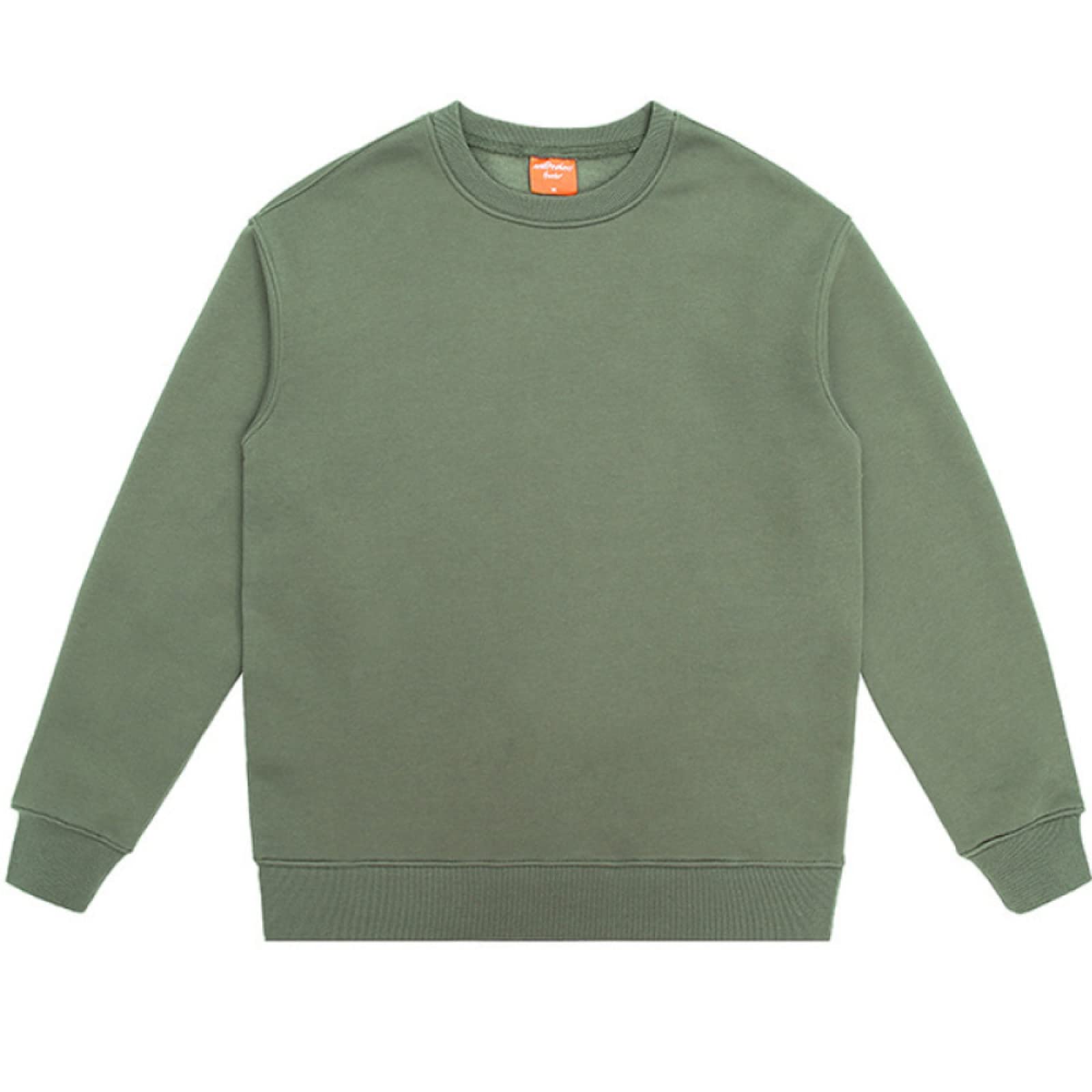olive green crewneck