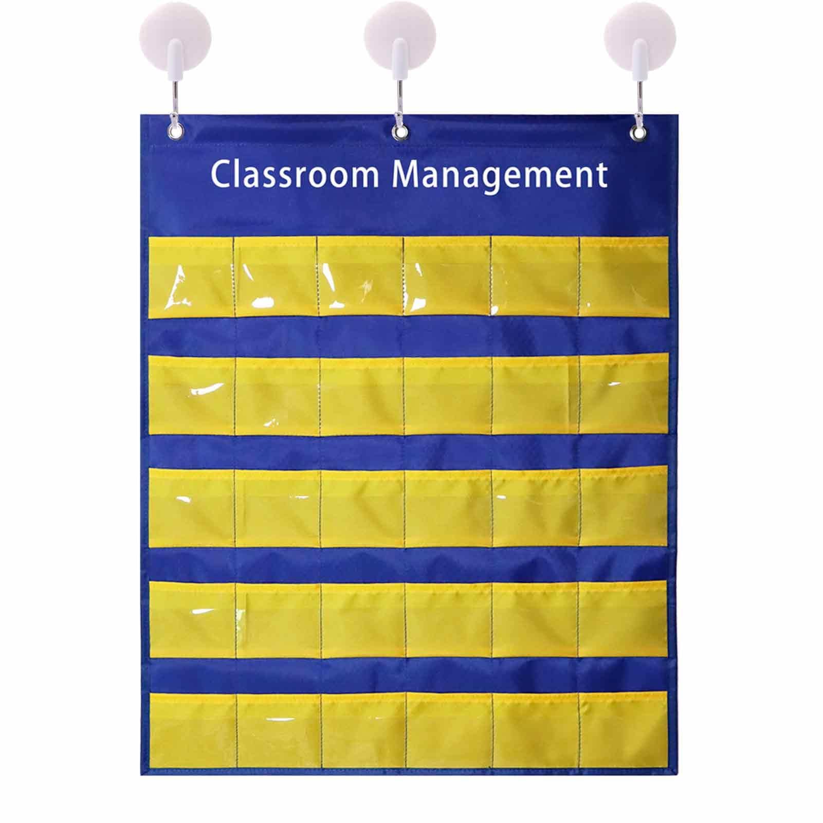 Buy Tumotsit Pocket Chart for Classroom Wall File Organizer for