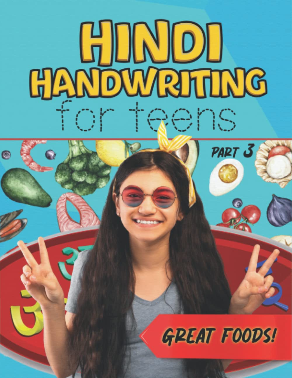 Hindi Hand Writing for Teen's part 3: Now you get a chance to enjoy all the great foods with handwriting enjoy & have fun .